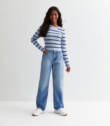 Striped jeans sale girls