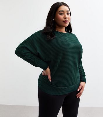 green batwing top