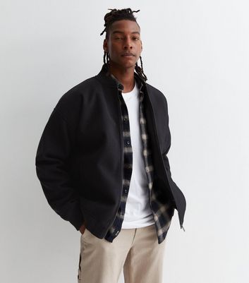 Black bomber outlet jacket oversized