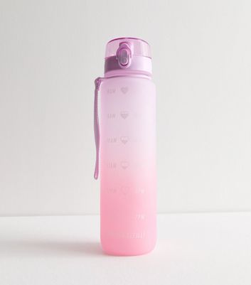 Purple Ombré 1L Water Bottle | New Look
