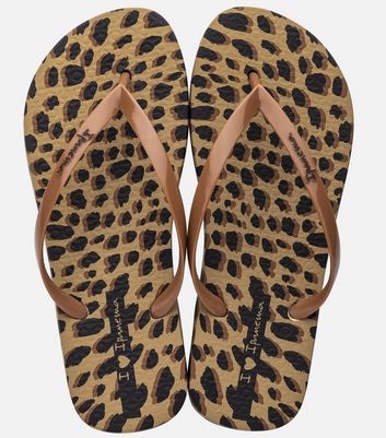 Ipanema flip flops leopard on sale