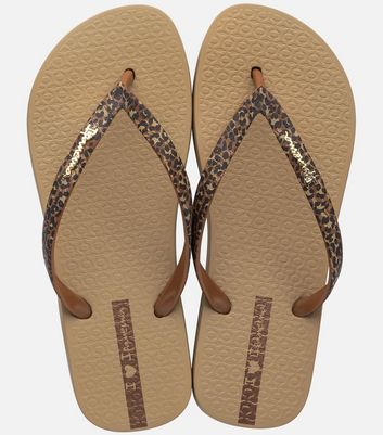 Ipanema animal print flip flops on sale