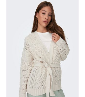 Belted cardigan hot sale