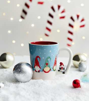 Blue Winter Warmer Mug and Hot Chocolate Gift Set