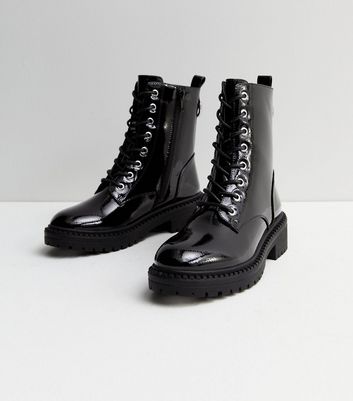 Black hotsell biker boot