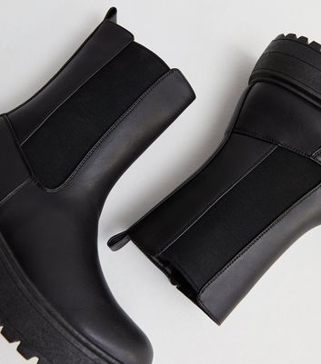 New look leather boots on sale sale