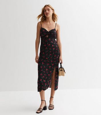 Cherry clearance print dress