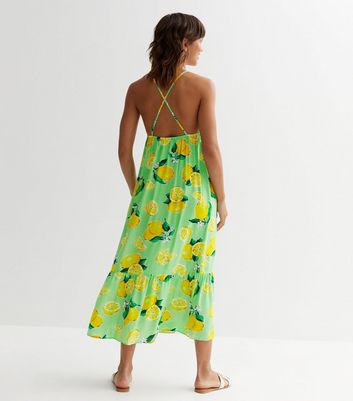 Lemon green 2024 colour dress