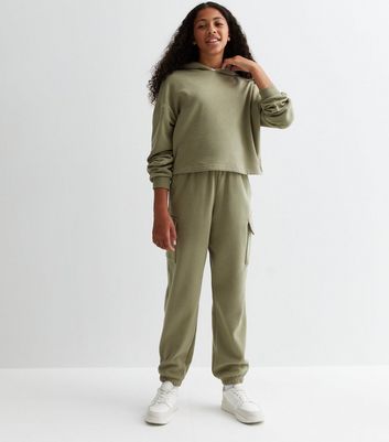 Girls on sale cargo joggers