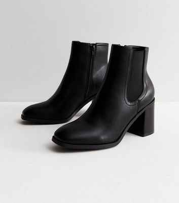 Depp leather heeled chelsea on sale boots