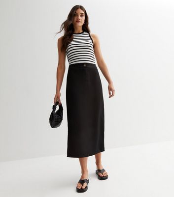 Black maxi skirt outlet new look