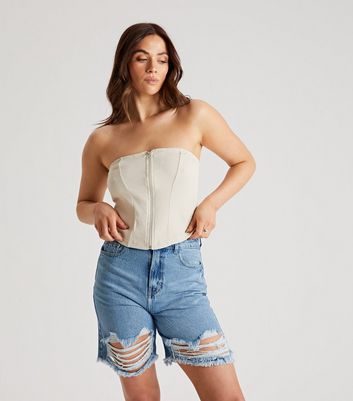 Zipper 2024 corset top