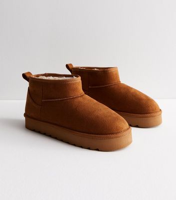 Faux suede ugg store style boots