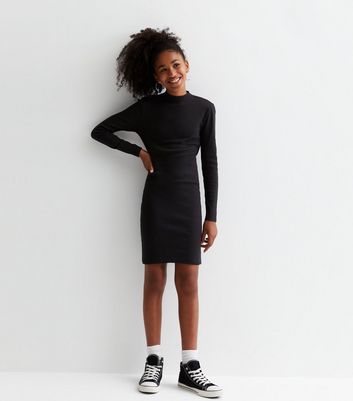 New look girls black 2024 dress