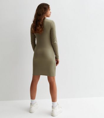 Girls 2025 khaki dress