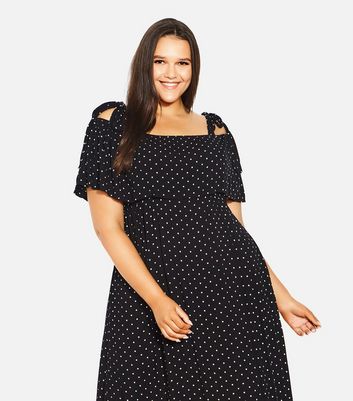 Evans polka dot store dress