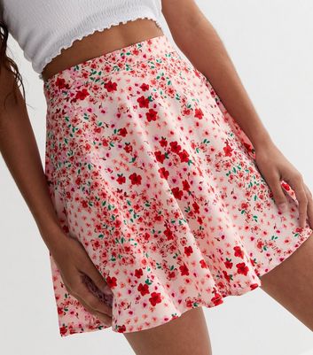 Ditsy floral shop mini skirt