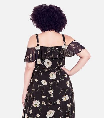 Torrid black cold hot sale shoulder dress