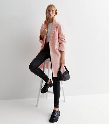 New look sale petite pink coat