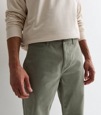 Olive skinny best sale chinos mens