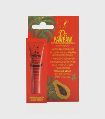 Dr Paw Paw Outrageous Orange Tinted Lip Balm New Look