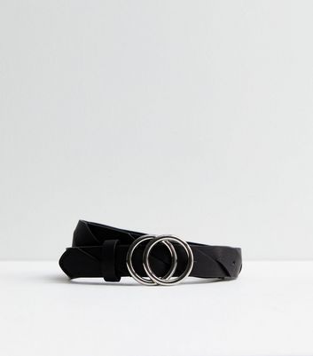 Black belt circle outlet buckle