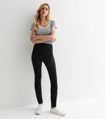 Nike Sportswear Tech Fleece High-waisted Slim Zip Pants in White | Lyst