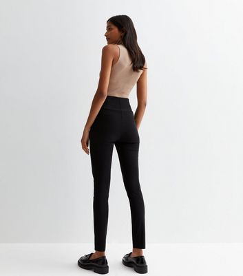 Slim Fit stretch trousers - Black - Ladies | H&M IN