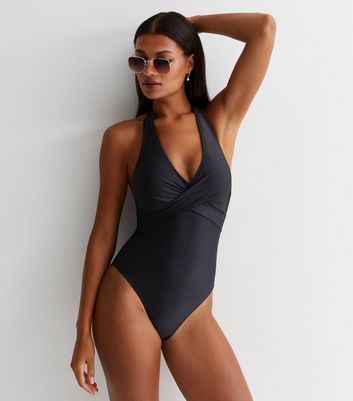 Halter wrap cheap swimsuit