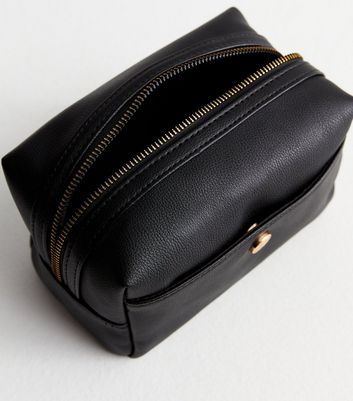 Patent leather makeup bag hot sale