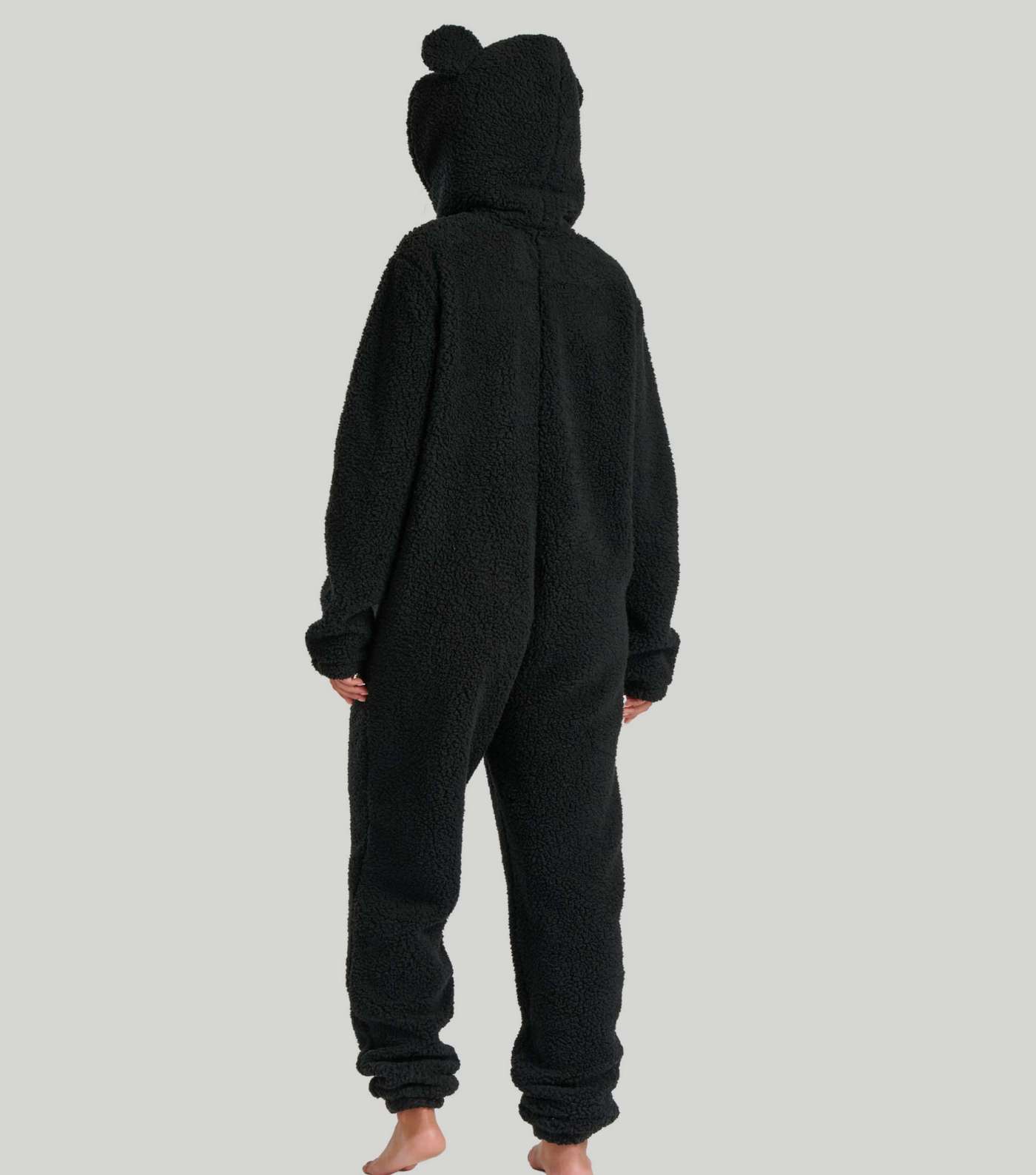Loungeable Black Borg Onesie with Ears Image 4