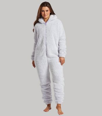 Onesie with fur outlet hood