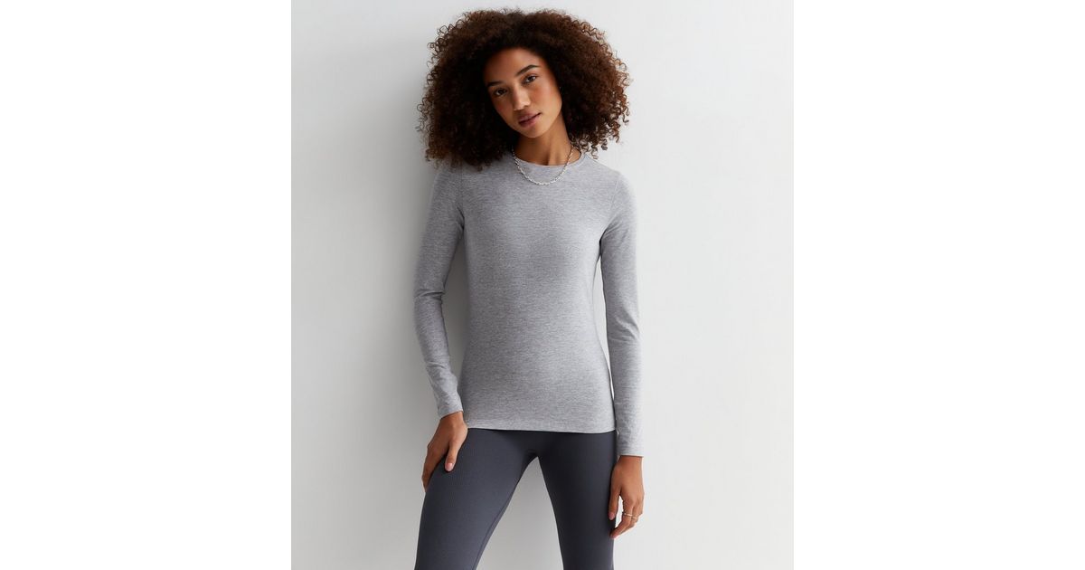 Grey lapel neck top main image 0