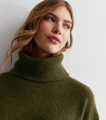 New look khaki on sale jumper