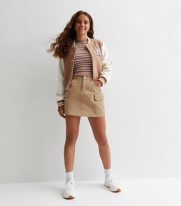 Camel shop utility skirt