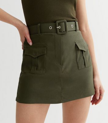 Skort khaki hot sale