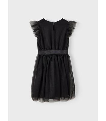 name it black tulle dress