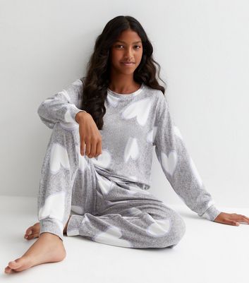 Girls grey pyjamas sale