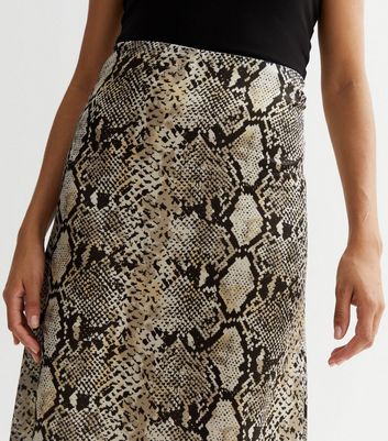 Womens snake best sale print skirt