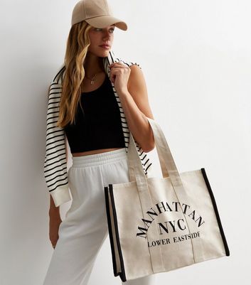 New look cheap canvas bag