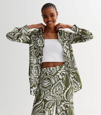 Mona Paisley Print Long Sleeve Shirt