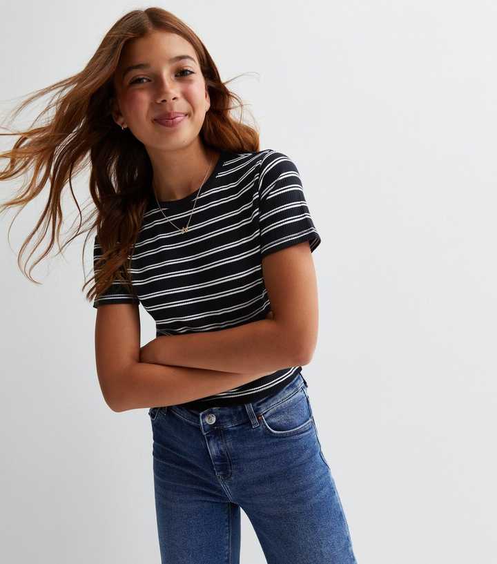 new look striped t shirt