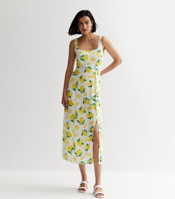 New look sale lemon dress