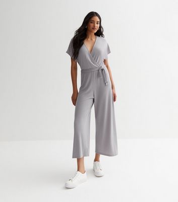 Grey jumpsuit sales new look