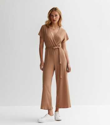 Wrap Jumpsuit  Rust