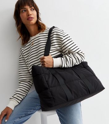 New look 2024 black tote bag