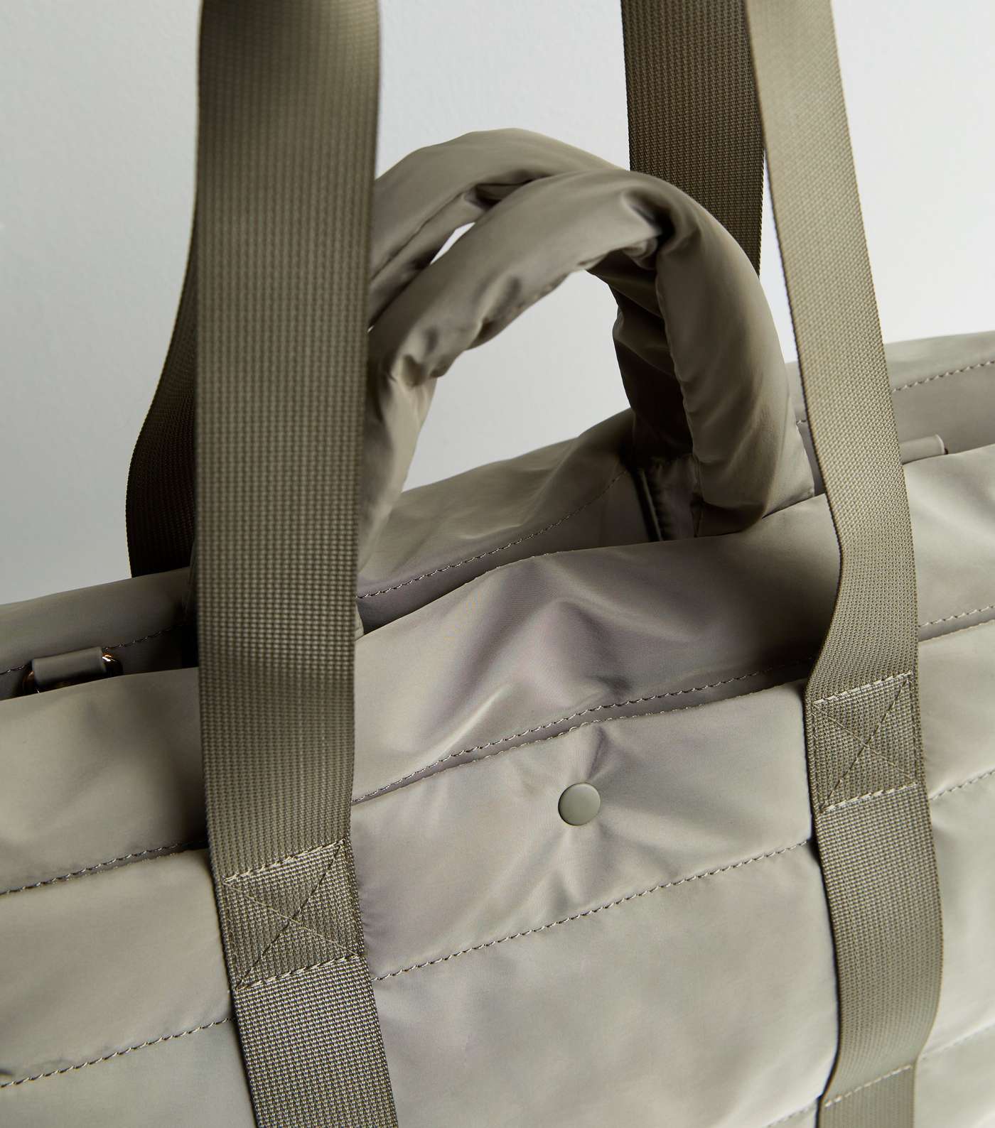Olive Padded Sporty Tote Bag Image 3