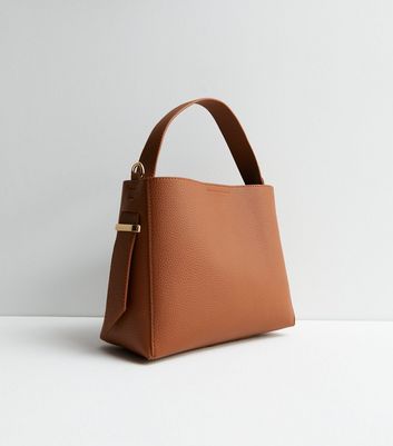 Tan Leather Look Bucket Bag New Look