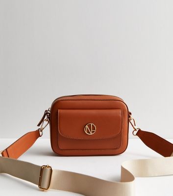 New look store tan bag