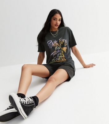 pink floyd acid wash shirt